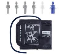 Brassard Tensiomètre de Remplacement 17-24cm Brassard Tensiometre Electrique Tension Bras pour Adultes Avec 6 Connecteurs, Compatible avec la Plupart des Tensiomètres (Petit)