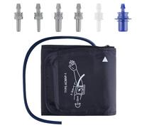 Brassard Tensiomètre de Remplacement 22-32cm Moyen Taille Bras | Brassard Tensiometre pour Omron Avec 6 Connecteurs Électronique Adulte Compatible avec la Plupart des Tensiomètres (Moyen)