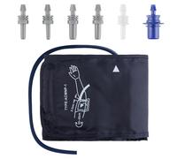 Brassard Tensiomètre de Remplacement 22-42cm Brassard Tensiometre Electrique Tension Bras Grande pour Adultes Avec 6 Connecteurs, Compatible avec la Plupart des Tensiomètres (Grand)