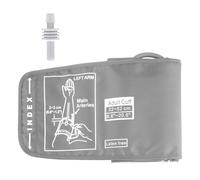 Brassard Tensiomètre de Remplacement Brassard de Tensiomètre électrique Tensiomètre Brassard pour Adultes Avec 6 Connecteurs,Compatible avec la Plupart des Tensiomètres (Extra Large(Light Grey))