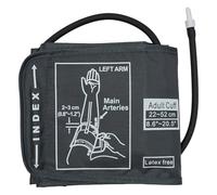 Brassard Tensiomètre de Remplacement Extra Large Confortable pour Adultes aux Gros Bras, Machines de Pression Artérielle à la Maison Brassard, Compatible avec la Plupart des Tensiomètres, 22 à 52 cm