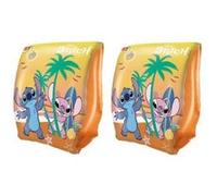 Brassards de natation disney stitch enfant 1-6 ans / 11-30 kg - jeu d'eau piscine aide nage - gonflable flotteur - set accessoire et carte