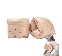 Brassards de natation gonflables à double chambre à air | Brassards flottants de piscine pour femmes, étudiants, élèves de plus de 6 ans, gym, école, leçon lac, rivière, mer