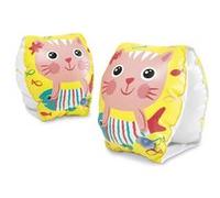 Brassards de natation Happy Cats - Intex Jaune G