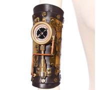 Brassards en Cuir pour Hommes Protège-Poignet Costume avec Boussole