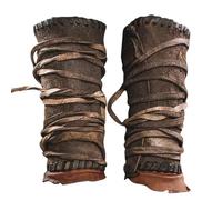 Brassards en cuir synthétique - Taille unique 1 paire 380 g, poignets médiévaux, sangle réglable | Loisirs historiques Festival Renaissance Cosplay Fêtes de costumes d'Halloween Accessoires de théâtre
