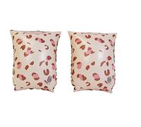 Swim Essentials Brassards de natation gonflables 0-2 ans - Vieux rose léopard