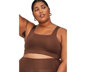 BrassiÃšre col carrÃ© femme Girlfriend Collective Tommy Marron S