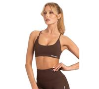 BrassiÃšre dos nu femme Gym Glamour Open Marron L