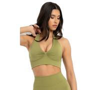 BrassiÃšre dos nu femme Gym Glamour Seamless open back Vert M