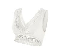 BrassiÃšre en dentelle croisÃ©e femme Mamalicious Alberta 2f Blanc XL
