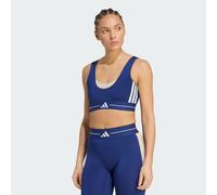 Brassière 3bandes Hyperglam Color Block Maintien léger Dark Blue L