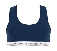 Brassière à coques amovibles fille coton ultra doux athena fille bleu titane 10A