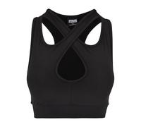 Brassière à pois croisés femme Urban Classics Noir XS