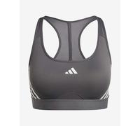 Brassière adidas Powerimpact Train Medium-Support 3 bandes gris - XS-AB