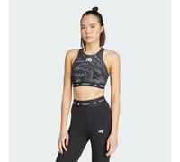 Brassière adidas Techfit Medium Support High Neck Print Black M (E-G)
