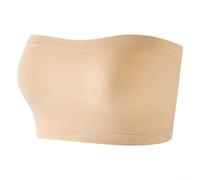 Brassière bandeau unie sans coque extensible et confortable | Construction non rembourrée, pour une sensation douce comme du modal, bande élastique, soutien sans armatures