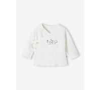 VERTBAUDET Brassière bébé Naissance en Coton Bio Blanc imprimé 9M(71CM)