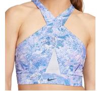 Brassière Bleu/Blanc Femme Nike Aop XS