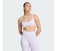 adidas Femme All Me Light Support Rib Bra, Frozen Purple, XL