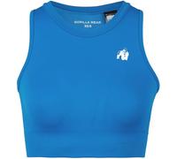 Brassière court sans couture femme Gorilla Wear Olivia Bleu M/L