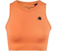Brassière court sans couture femme Gorilla Wear Olivia Orange XS/S
