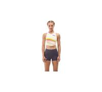 Brassiere courte hoka race day blanc femme
