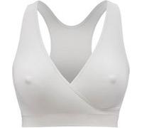 Brassière d'Allaitement Blanc Sans Coutures - Taille XXL - Confort KEEP COOL pour la Nuit - Soutien Doux pour Maman Allaitante