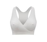 Brassière d'Allaitement Blanc Sans Coutures - Taille XXL - Confort KEEP COOL pour la Nuit - Soutien Doux pour Maman Allaitante