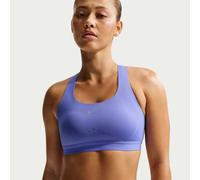 Brassière de sport à maintien supérieur avec doublure légère Nike Swift pour femme Sapphire/Silver L