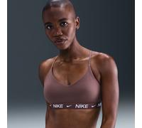 Brassière de sport réglable rembourrée à maintien léger Nike Indy pour femme Tattoo/Tattoo/Blanc XS