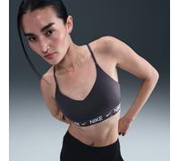 Brassière de sport réglable rembourrée à maintien léger Nike Indy pour femme Thunder Grey M