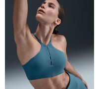 Brassière de sport rembourrée à maintien léger et encolure haute Nike One Keyhole pour femme Smokey Blue XL