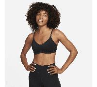 Brassière de sport rembourrée à maintien léger Nike Alate Minimalist pour Femme Noir/Noir/Dark Smoke Grey 1X (F-G)