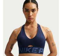 Brassière de sport rembourrée à maintien normal Nike Pro Sculpt pour femme Midnight Navy/Mystic Navy/Blanc XS