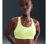 Nike Swoosh Medium Support Sports Bra Brassière M Jaune
