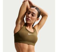 Nike Swoosh Medium Support Sports Bra Brassière L Vert