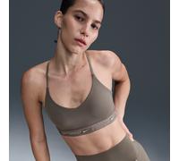 Brassière de sport rembourrée réglable à maintien léger Nike Indy pour femme Cave Stone XS