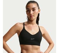 Brassière de sport rembourrée réglable à maintien léger Nike Indy pour femme Noir M
