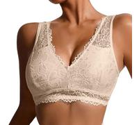 Brassiere De Sport, Soutien Gorge Bandeau Grande Taille en Dentelle Élégante à Armatures Invisibles pour Un Confort Optimal Et Un Maintien Parfait