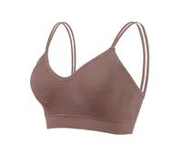 Brassiere De Sport, Soutiens-Gorge Classiques Soutiens-Gorge à Bretelles Doubles pour Femmes Soutiens-Gorge à éPaules Dénudées Soutiens-Gorge De Sport Coussinets Mammaires