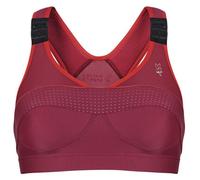 Brassière de sport Thuasne Top Strap X-Back 2 pour femme - Rouge/Bordeaux - Sans manche - Respirant 100 C