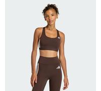 Brassière de training 3 bandes Optime Essentials Maintien moyen Aurora Coffee Met. / White XS