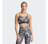 Brassière de training imprimé floral intégral Aeroreact Essentials Maintien léger Grey Two / Black 2XS (C-D)