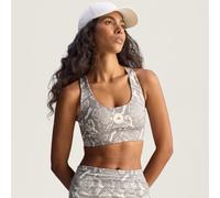 Brassière de training imprimée adidas By Stella McCartney Power Impact Maintien moyen Almond Milk-Smc / Charcoal XL