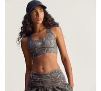 Brassière de training imprimée adidas By Stella McCartney Power Impact Maintien moyen Charcoal / Black M