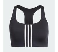 Adidas Powerimpact 3 Stripes Medium Impact Sports Bra Noir S / AB Femme