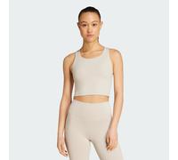 Adidas Top de sport All Me - Maintien moyen - Beige 2XS Femme