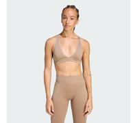 Brassière d'entraînement maille Essentials Maintien léger Chalky Brown XS