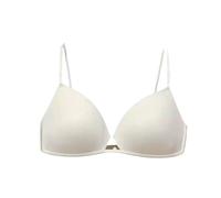 Brassière d'été sans couture pour femme avec micro-fronces latérales et anti-affaissement, sans armatures, soutien-gorge confortable, champagne, 36B
